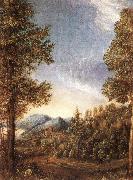 Albrecht Altdorfer Danube-landscape oil
